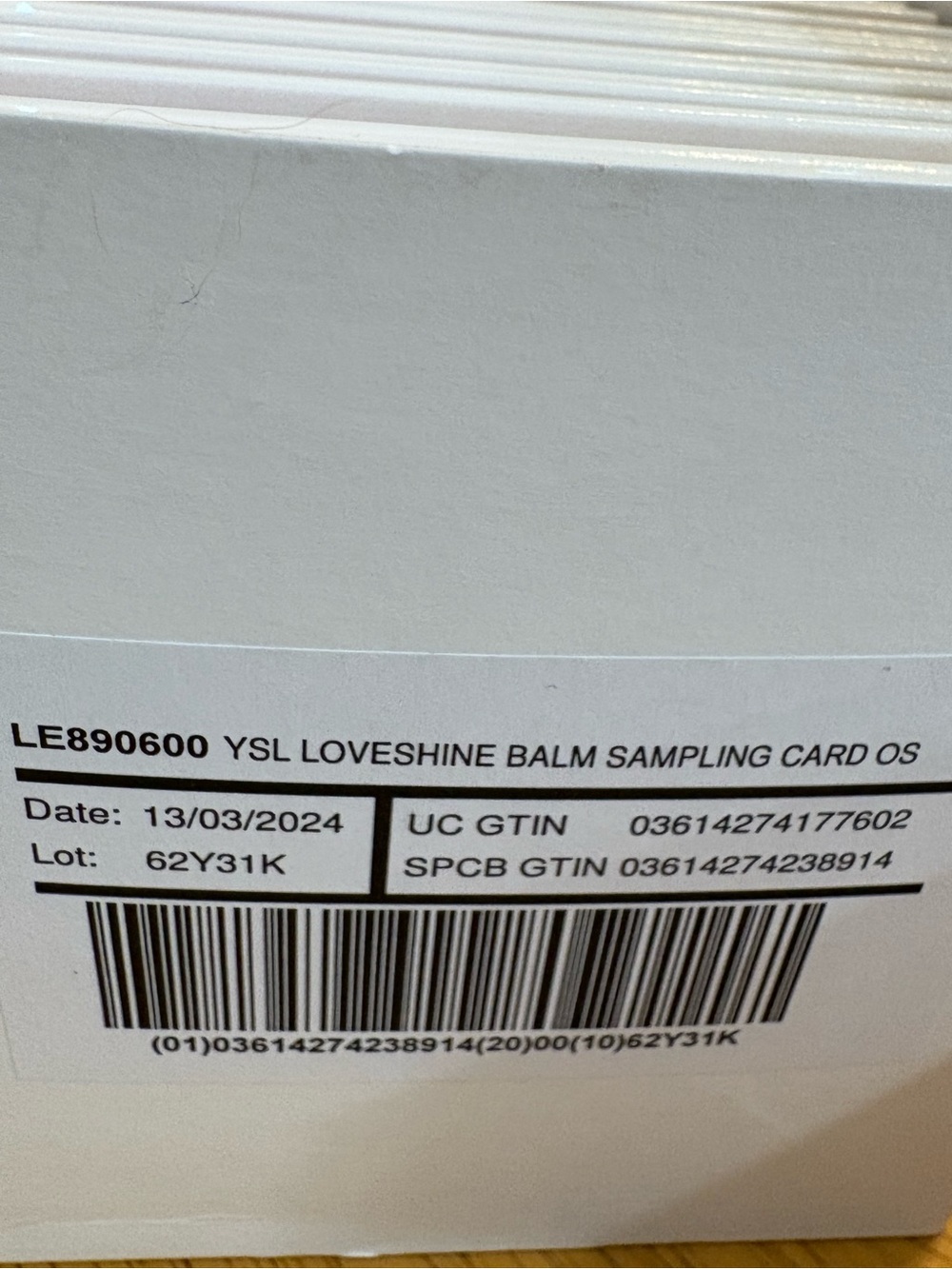 Yves Saint Laurent YSL Loveshine Candy Glow Lip Balm Trio sample card 12 pack - Picture 4 of 4